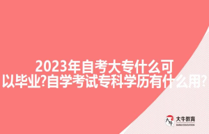 自考本科怎么合理选择专业?自学考试本科专业推荐